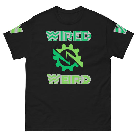 Wired Weird Green classic Unisex tee