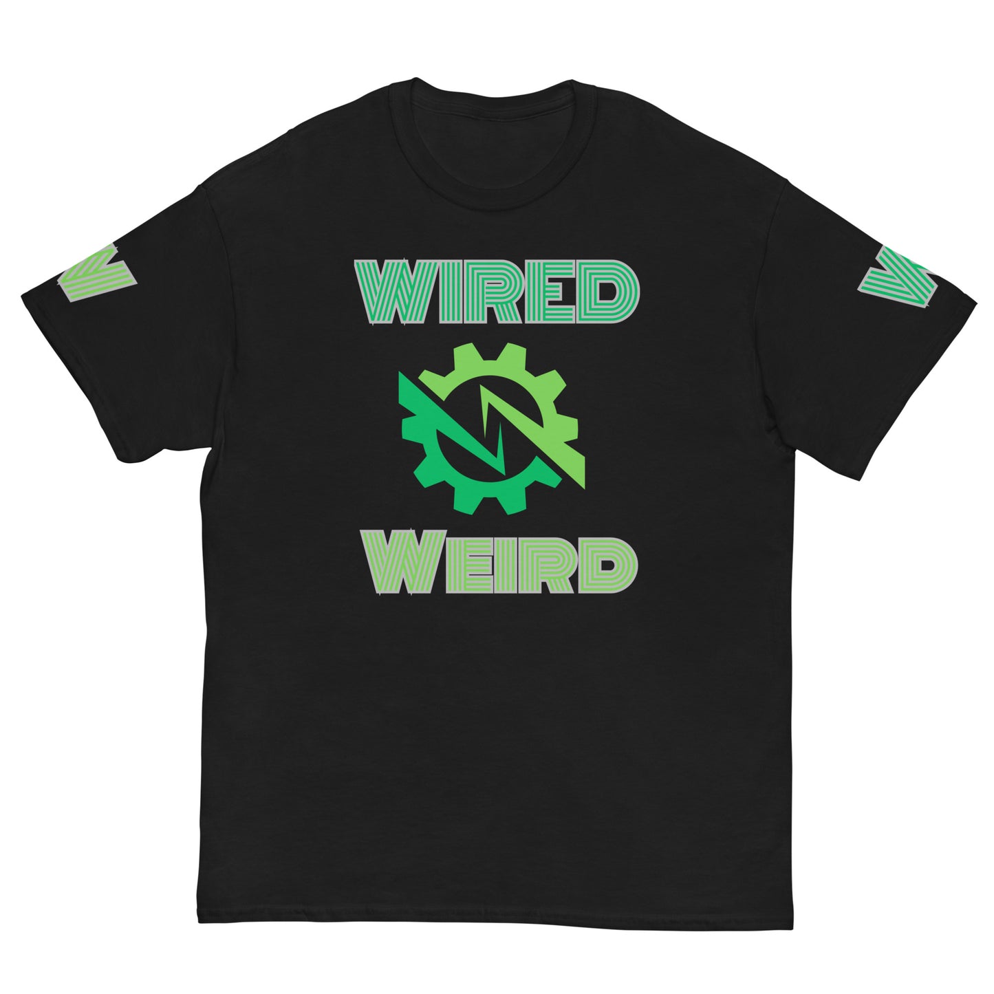 Wired Weird Green classic Unisex tee