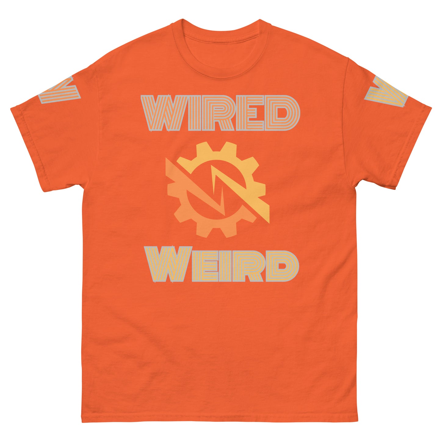 Wired Weird PJ Orange Unisex classic tee